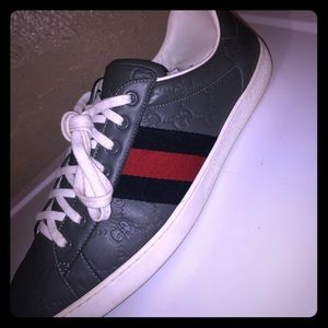Gucci Sneakers. Lighting is horrendous.